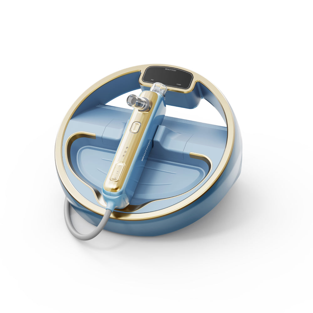 Beautyfish R5 Non-invasive Hydra Jet Injector | Professional Needle-Free Serum Infusion Facial Device